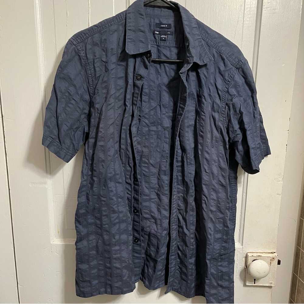 GAP Navy Classic Fit Shirt